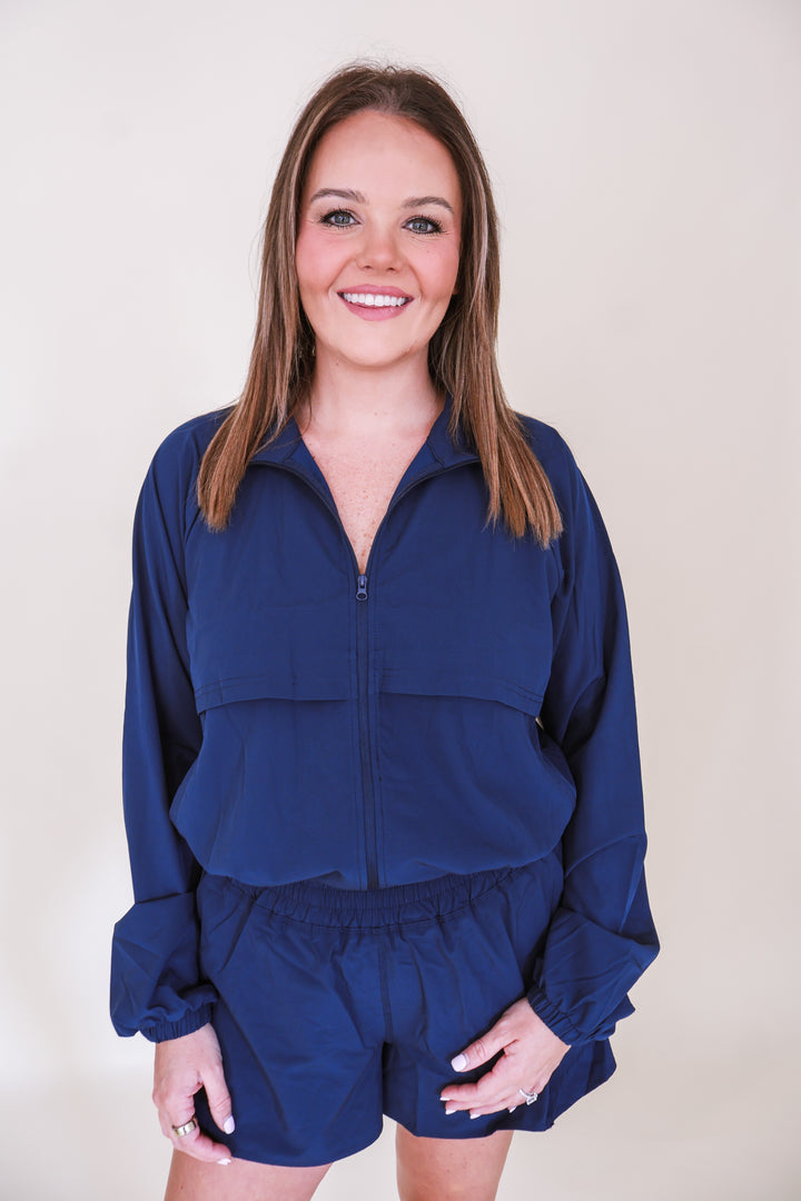 Swift Move Windbreaker Active Jacket - Blue Thunder