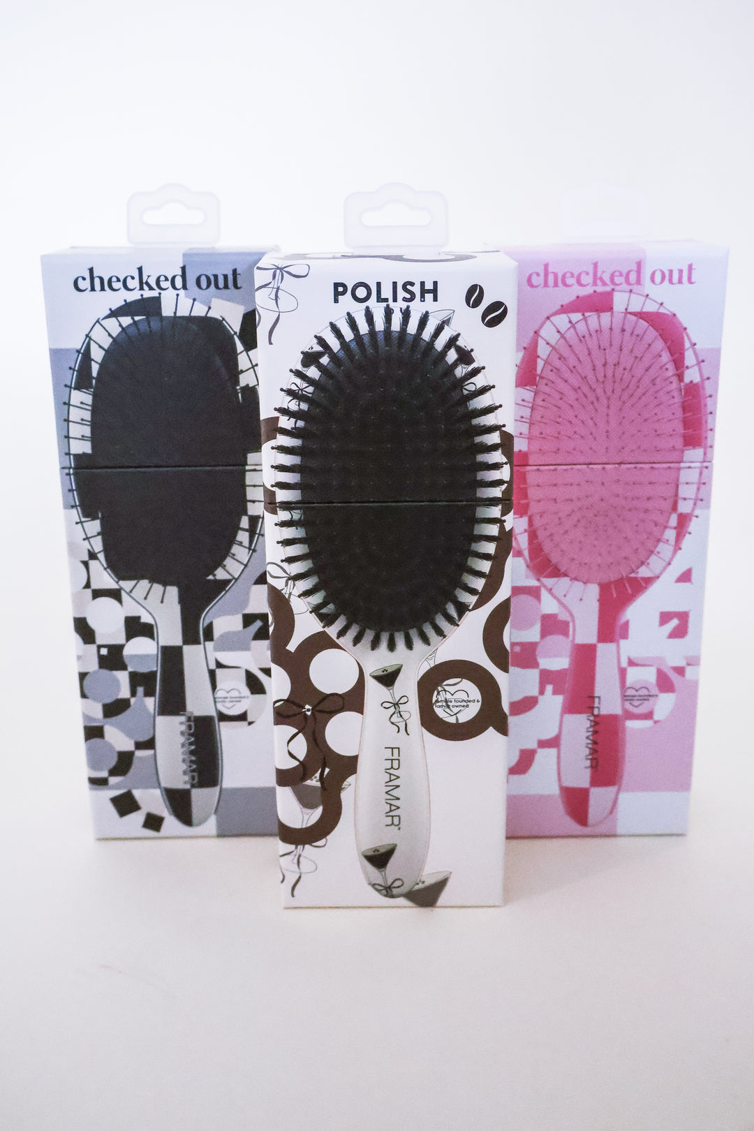 Espresso Boar Bristle Hair Brush