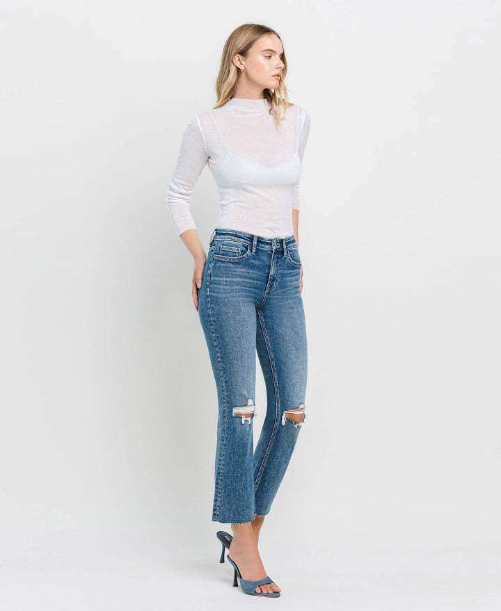 COVINGTON CROP FLARE JEANS