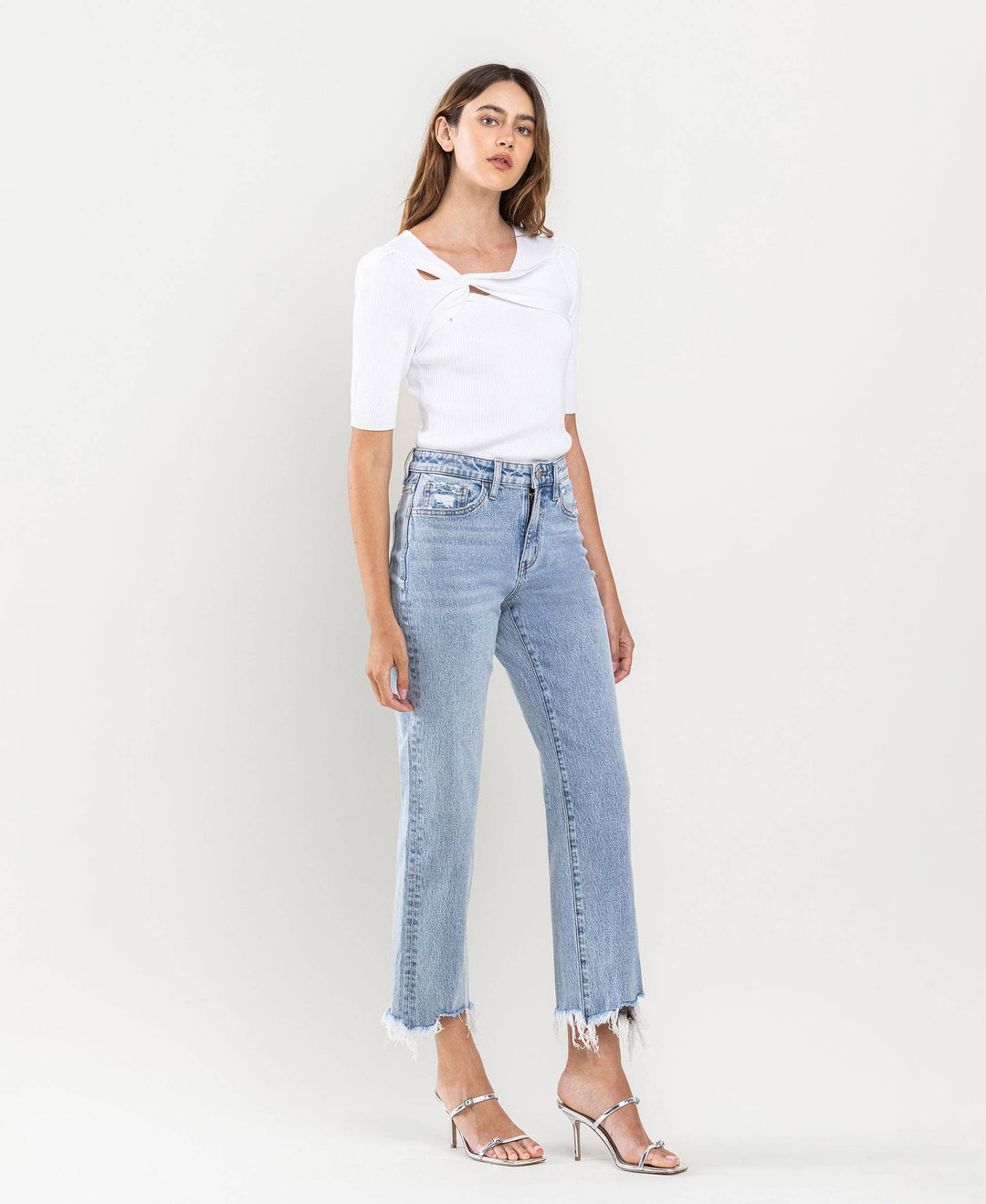 CODI CROP DAD JEANS