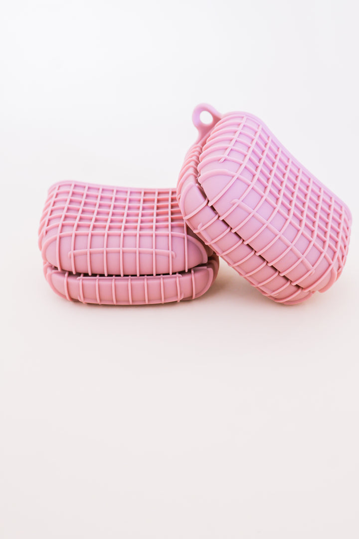 Heat Resistant Silicone Oven Mitts – Pink