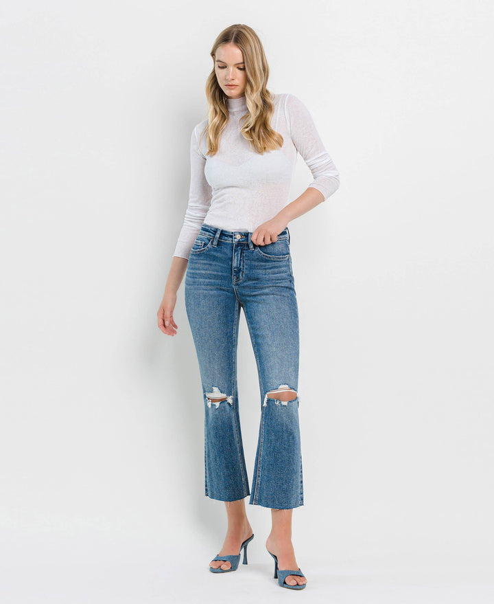 COVINGTON CROP FLARE JEANS