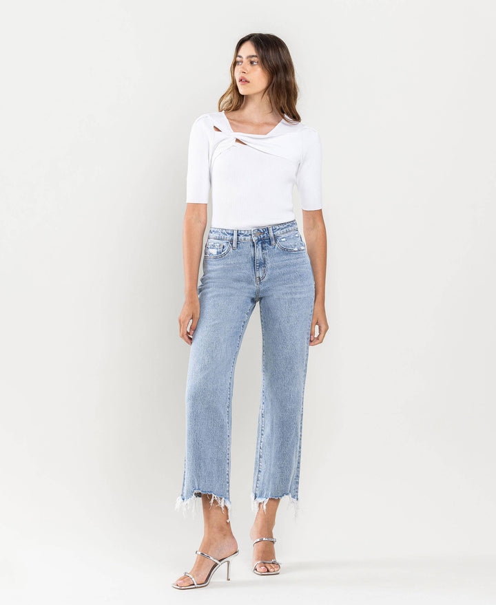 CODI CROP DAD JEANS