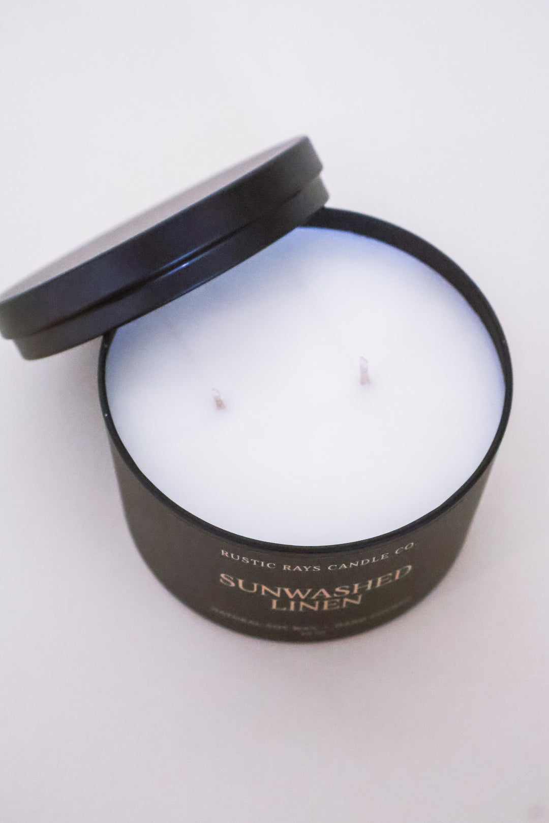 Sunwashed Linen 12 oz Soy Candle