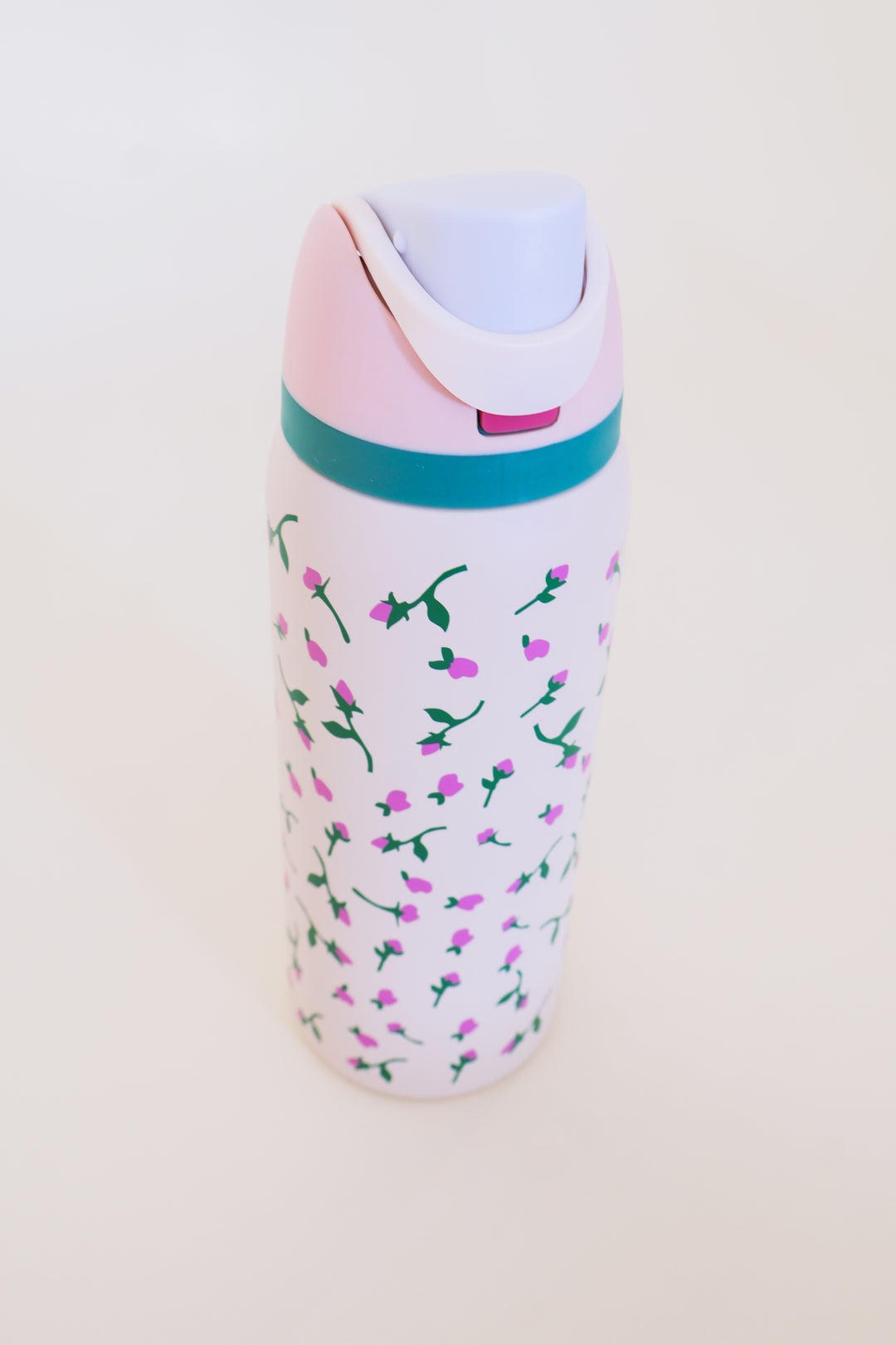 Water Bottle - Cream Floral