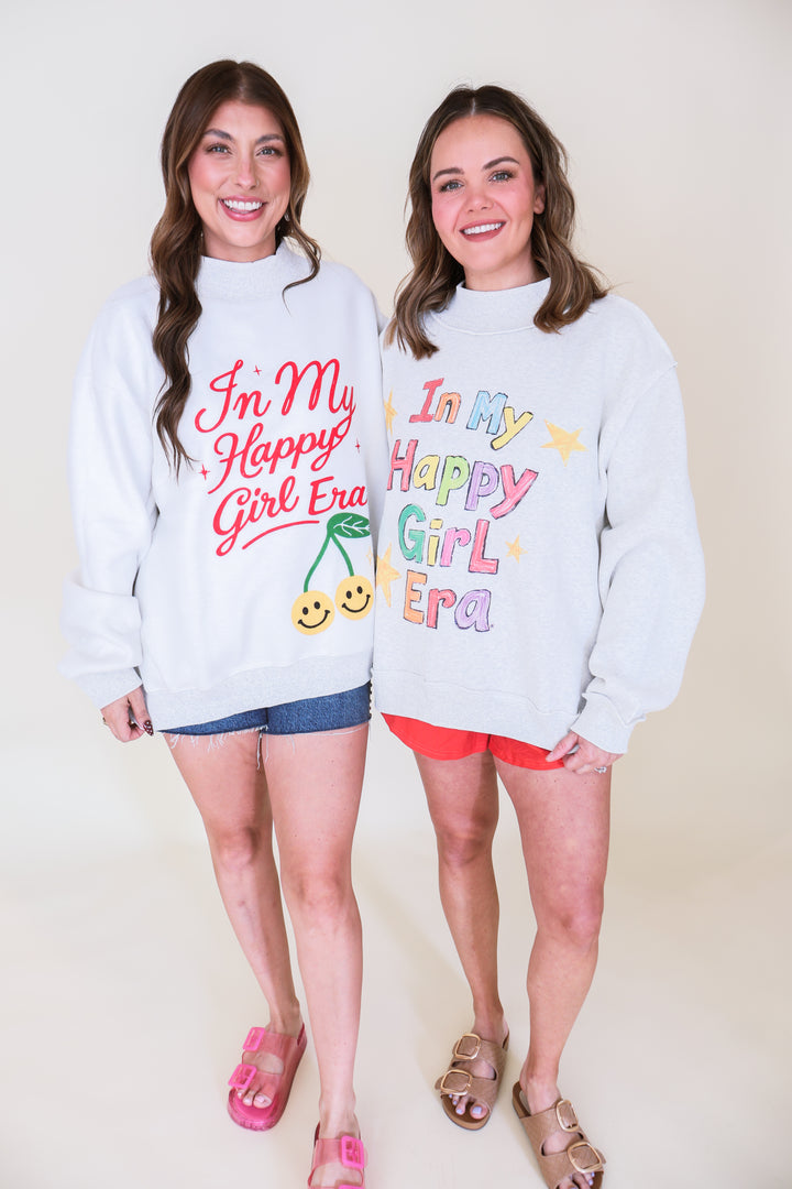 In My Lucky Girl Era Reversible Mock Neck Sweatshirt