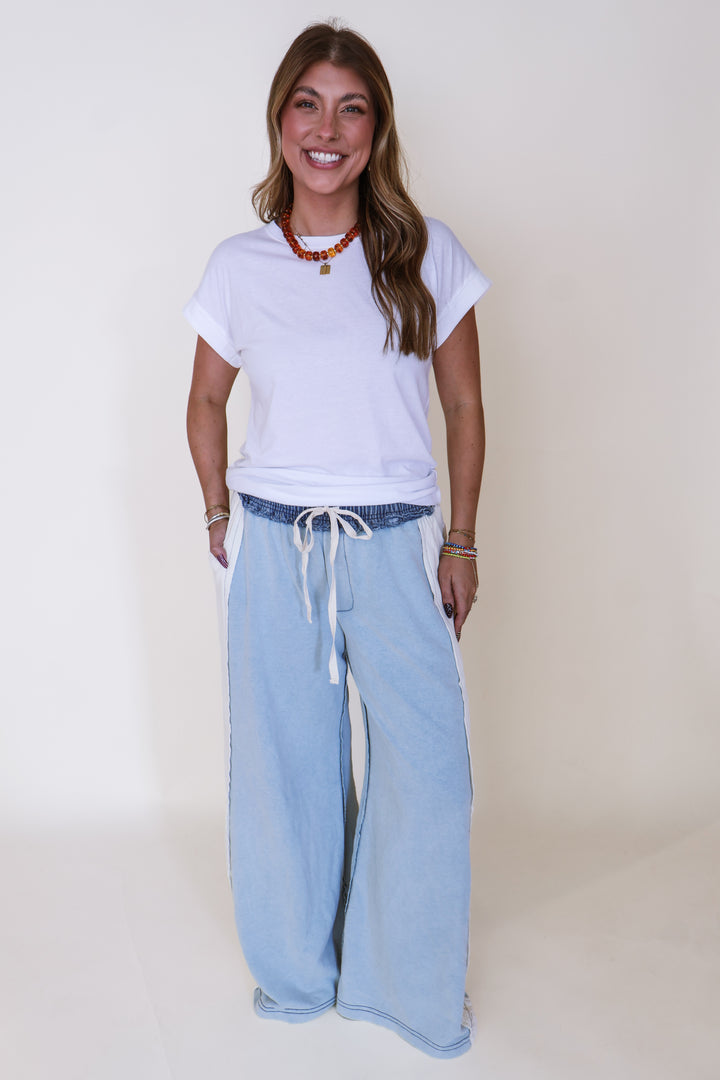 Cotton Crew Neck Short Sleeve Tee - White