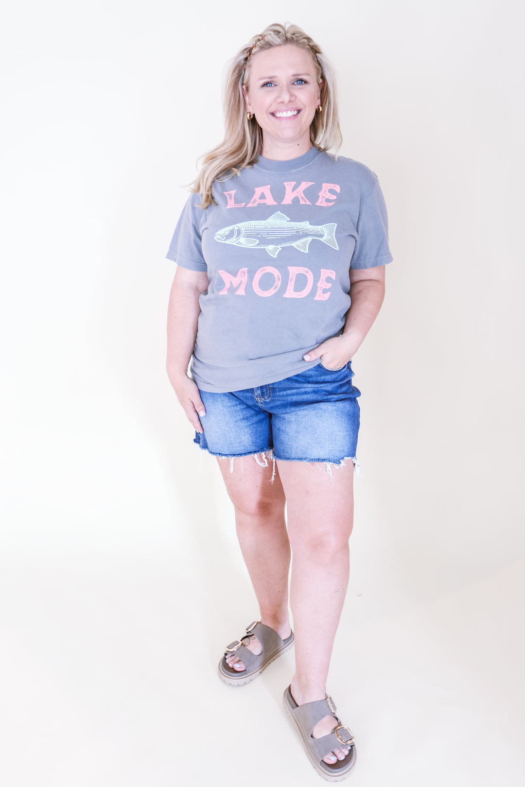 Lake Mode Tee - Grey