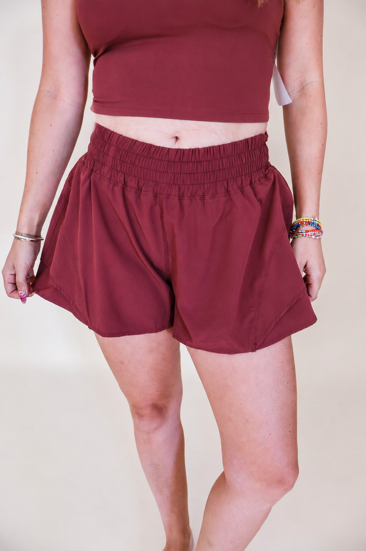 Breeze Flutter Short - Rosewood