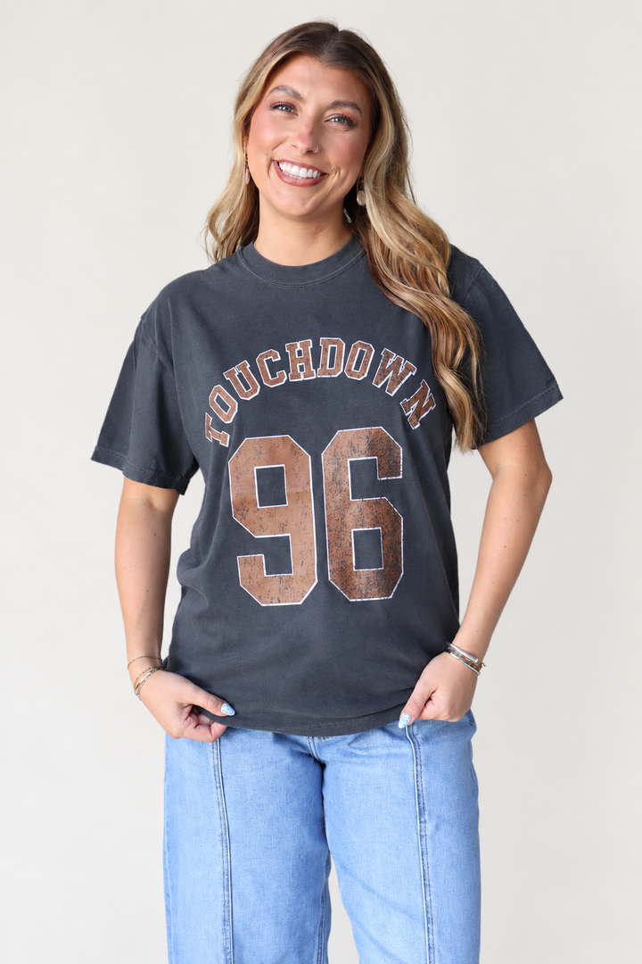 Touchdown 96 Graphic Tee – Pepper