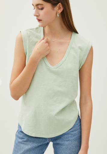 Alondra Tee - Spring Sage