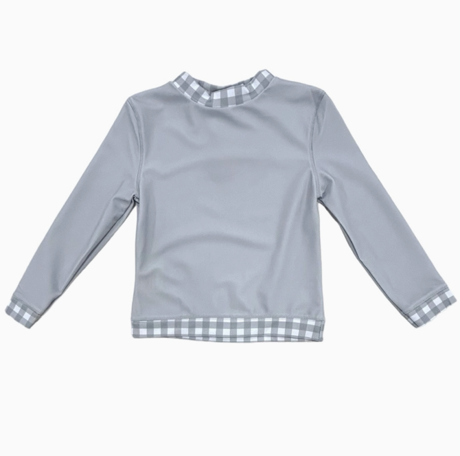 Grey Gingham - Rashguard