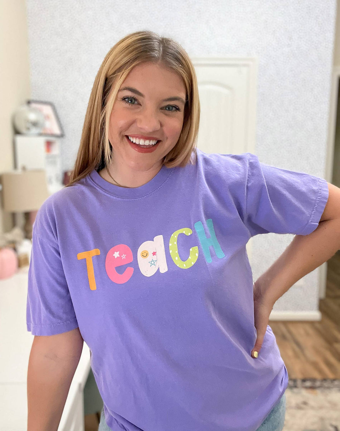 Teach Tee - Violet