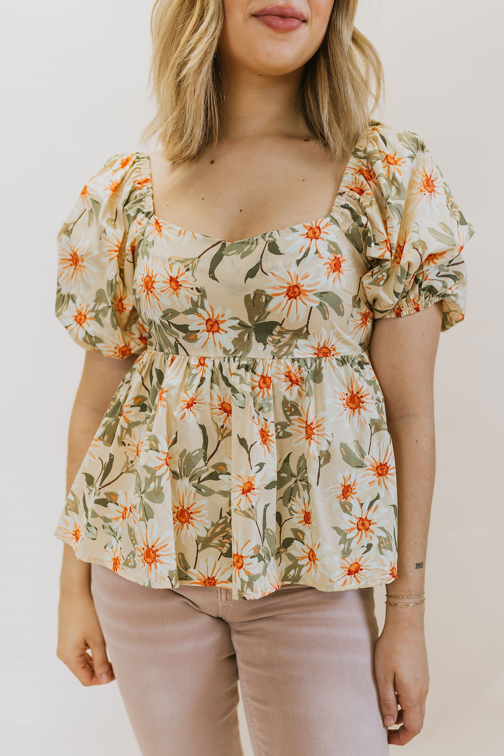 Evva Floral Babydoll Top